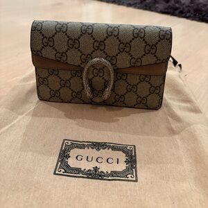 Gucci Super Mini Dionysus Monogram GG Supreme Bag